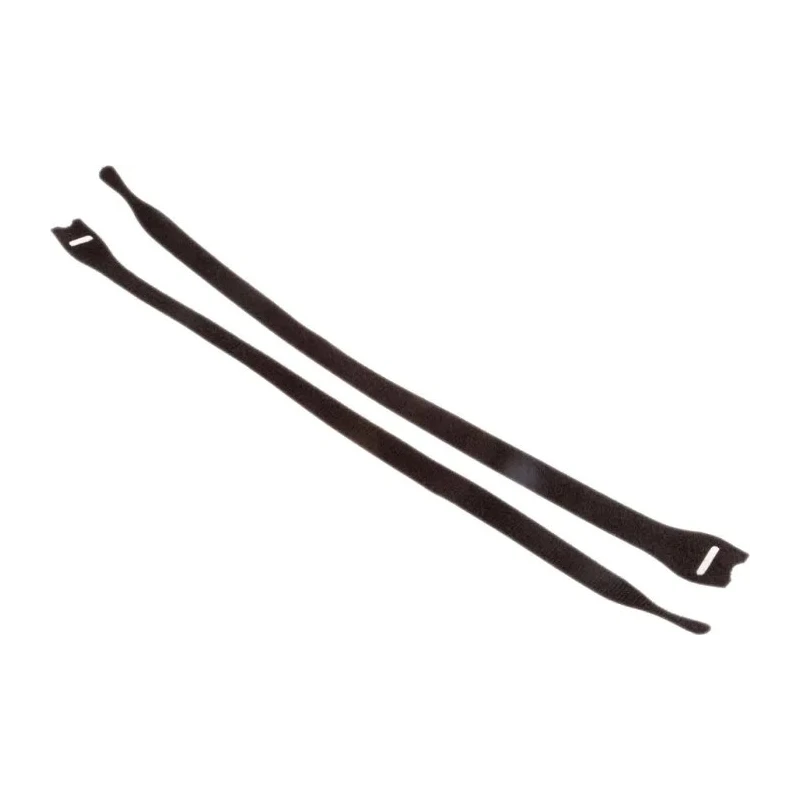 HellermannTyton Cable Tie Hook & Loop 330 mm x 12.5 mm Black Polyamide Polypropylene 130-00019 TEXTIE L-PA66/PP-BK