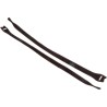 HellermannTyton Cable Tie Hook & Loop 330 mm x 12.5 mm Black Polyamide Polypropylene 130-00019 TEXTIE L-PA66/PP-BK