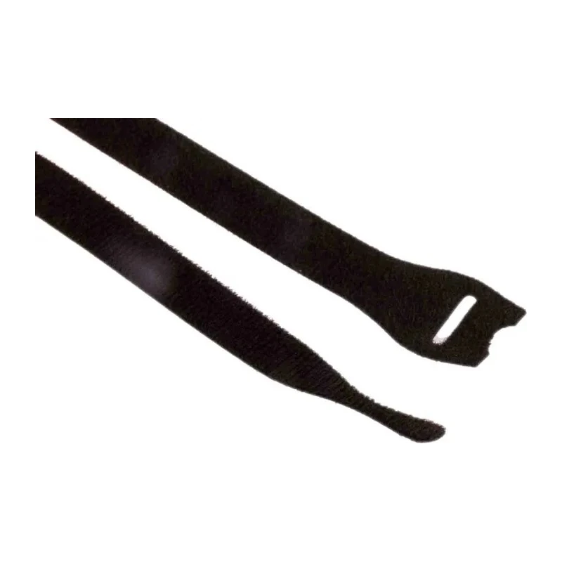 HellermannTyton Cable Tie Hook & Loop 330 mm x 12.5 mm Black Polyamide Polypropylene 130-00019 TEXTIE L-PA66/PP-BK
