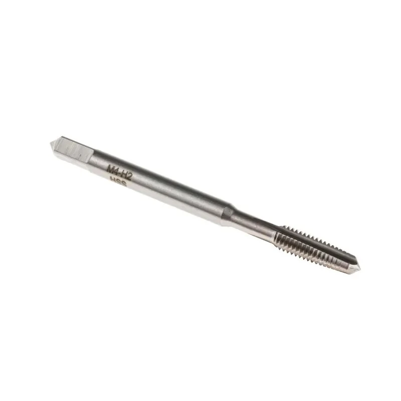 RS PRO Metric Standard M4 Thread Hand Tap Set, Straight Flute, HSS, Right Hand, 3 Pieces, 53mm Length 215-580