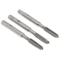 RS PRO Tap Set, M6 Thread, Metric Standard, Straight Flute Hand Tap, HSS Material, 3 Pieces, 66mm Length 215-530
