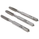 RS PRO Tap Set, M6 Thread, Metric Standard, Straight Flute Hand Tap, HSS Material, 3 Pieces, 66mm Length 215-530