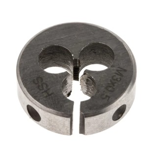 RS PRO Threading Die M3 x 0.5 mm High Speed Steel 0.8125 in Outside Diameter 215-681