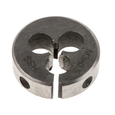 RS PRO Threading Die M3 x 0.5 mm High Speed Steel 0.8125 in Outside Diameter 215-681