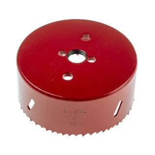 RS PRO 102 mm Diameter HSS Bi-Metal Hole Saw for Ferrous, Wood, Plastic, Non-Ferrous Metal 215-861