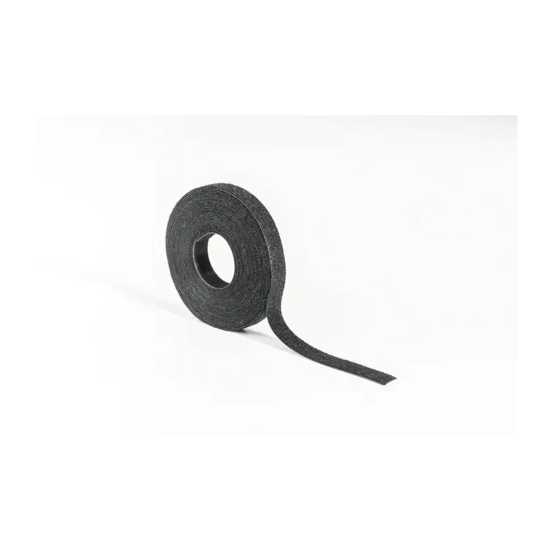 HellermannTyton Cable Tie Hook & Loop Black Polyamide Polypropylene 5 m Length 12.5 mm Width 130-00020 TEXTIE 5M-PA66/PP-BK