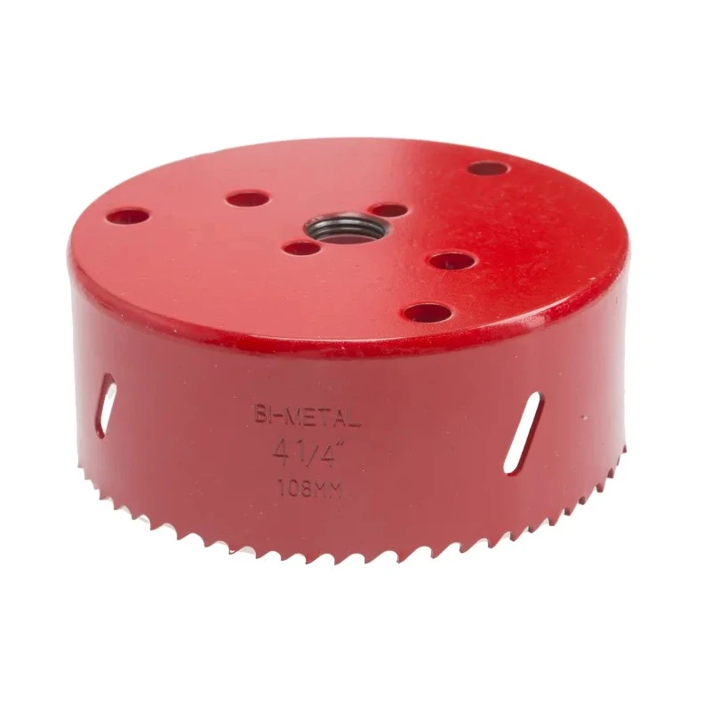 RS PRO High-Speed Steel (HSS) Bi-Metal Hole Saw 108mm Diameter Cut Depth 32mm Model 216-050