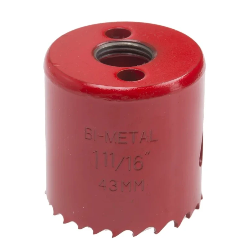 RS PRO 43 mm Diameter HSS Bi-Metal Hole Saw for Non-Ferrous Metal, Wood, Ferrous, Plastic 216-145