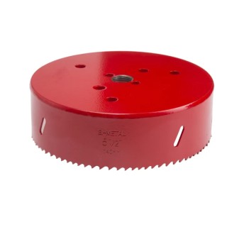 RS PRO 140 mm Diameter High-Speed Steel Bi-Metal Hole Saw for Wood, Non-Ferrous Metal, Plastic, Ferrous 216-101