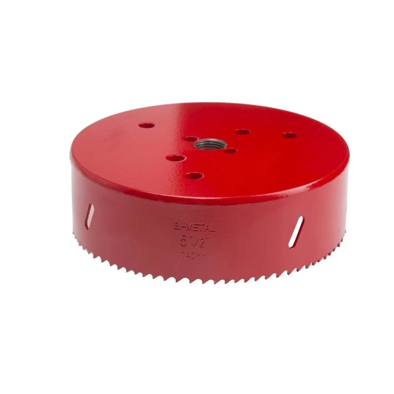 RS PRO 140 mm Diameter High-Speed Steel Bi-Metal Hole Saw for Wood, Non-Ferrous Metal, Plastic, Ferrous 216-101