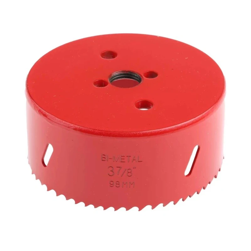RS PRO 98 mm Diameter HSS Bi-Metal Hole Saw Drill Bit 6 TPI Teeth 32 mm Cut Depth 216-280