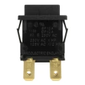 Arcolectric (Bulgin) Ltd 8300 Series Push Button Switch Momentary Panel Mount 12.9 mm Cutout DPDT 250V AC H8351ABAAA
