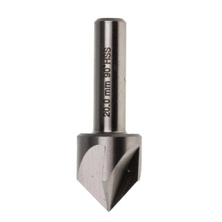 RS PRO HSS Countersink Drill Bit 20 mm Head Diameter 5 Flutes 90° Angle 1 Piece 218-573