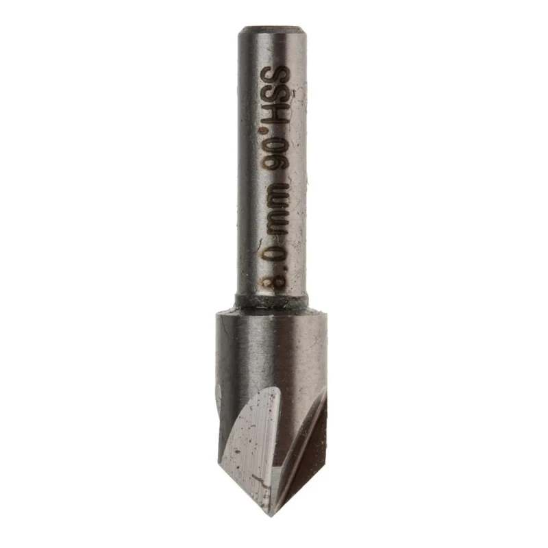 RS PRO HSS Countersink Drill Bit 8 mm Head Diameter 5 Flutes 90° Angle 1 Piece 218-602