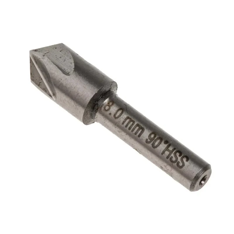 RS PRO HSS Countersink Drill Bit 8 mm Head Diameter 5 Flutes 90° Angle 1 Piece 218-602