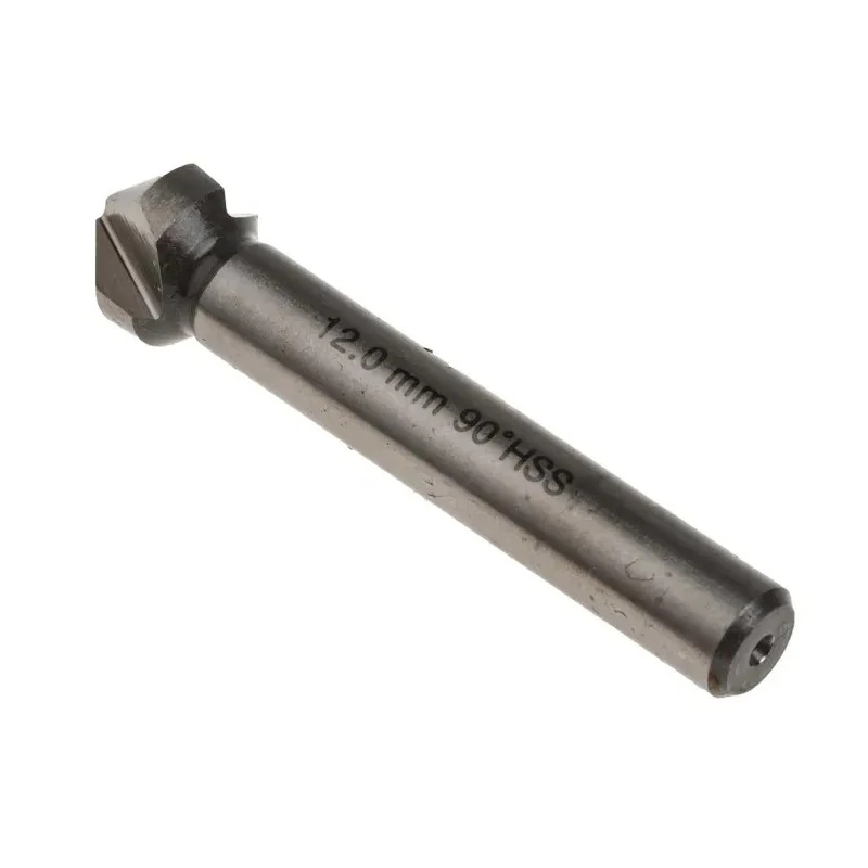 RS PRO HSS Countersink Drill Bit 12 mm Head Diameter 3 Flutes 90-degree Angle Model 218-652