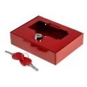 Securikey Emergency Key Lock Box Steel Wall Mount Red 153mm x 123mm x 40mm EK1A