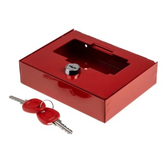Securikey Emergency Key Lock Box Steel Wall Mount Red 153mm x 123mm x 40mm EK1A