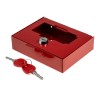 Securikey Emergency Key Lock Box Steel Wall Mount Red 153mm x 123mm x 40mm EK1A