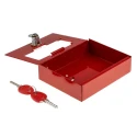 Securikey Emergency Key Lock Box Steel Wall Mount Red 153mm x 123mm x 40mm EK1A