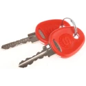 Securikey Red Steel Wall Mount Cylinder Key Lock Box 153mm x 123mm x 40mm EK1SFTH