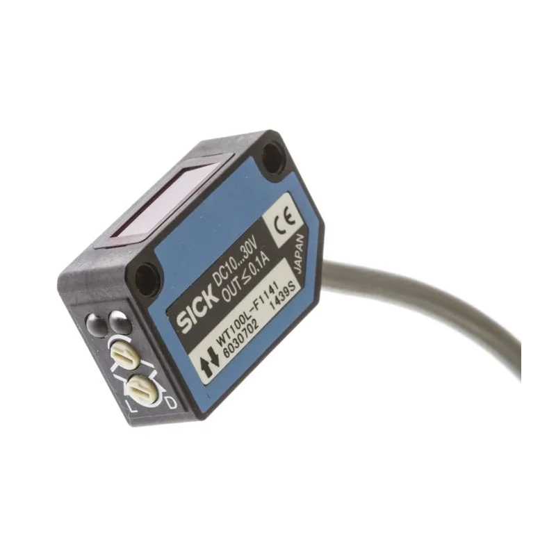 SICK Energetic Photoelectric Sensor Block Style 450 mm Detection Range PNP Output IP65 WT100L-F1141