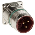 Lapp POWER LS 1 Series Circular Connector 8 Contacts Panel Mount M23 Plug Male 630V 26A IP68 76004000