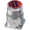 Lapp POWER LS 1 Series Circular Connector 8 Contacts Panel Mount M23 Plug Male 630V 26A IP68 76004000
