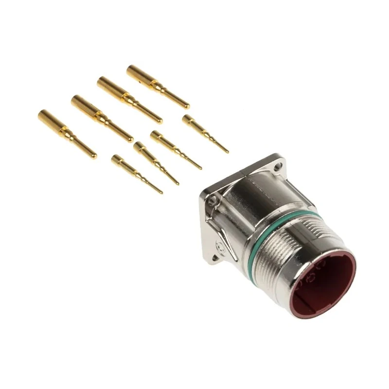 Lapp POWER LS 1 Series Circular Connector 8 Contacts Panel Mount M23 Plug Male 630V 26A IP68 76004000