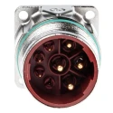 Lapp POWER LS 1 Series Circular Connector 8 Contacts Panel Mount M23 Plug Male 630V 26A IP68 76004000