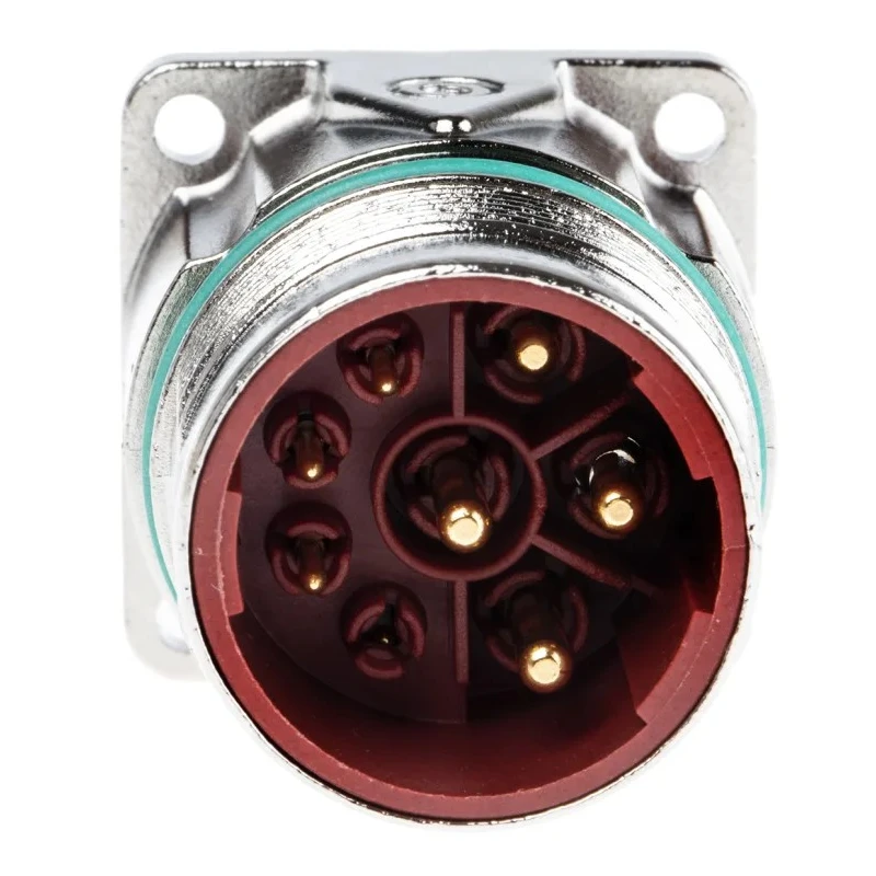 Lapp POWER LS 1 Series Circular Connector 8 Contacts Panel Mount M23 Plug Male 630V 26A IP68 76004000