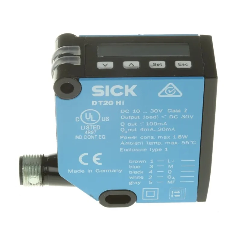 SICK Laser Distance Sensor Block Sensor 100 mm to 300 mm Analogue Output IP65 DT20-P244B