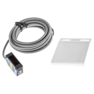 SICK Retroreflective Photoelectric Sensor, Block Sensor, 0.08 to 12 m Detection Range, NPN Output, IP65, 30V WL100L-E1131