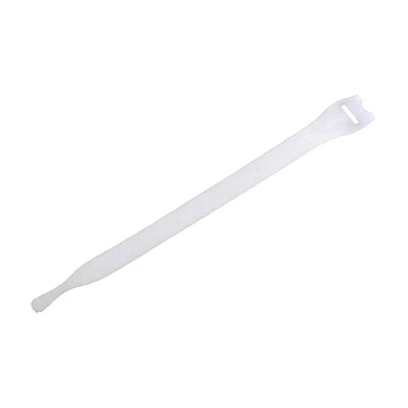 HellermannTyton Cable Tie Hook & Loop White Polyethylene Polyamide 200 mm x 12.5 mm 130-00021 TEXTIE M-PA66/PP-WH