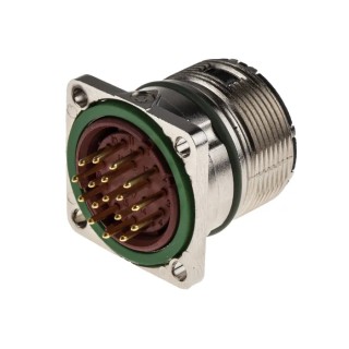 Lapp Circular Connector 17 Contacts Panel Mount M23 Plug Male IP68 Zinc Housing EPIC CIRCON Series 72004000 + 73028500
