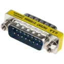 RS PRO 15-Way D-Sub Adapter Straight Male to Male 15 Positions RS PRO 218-217