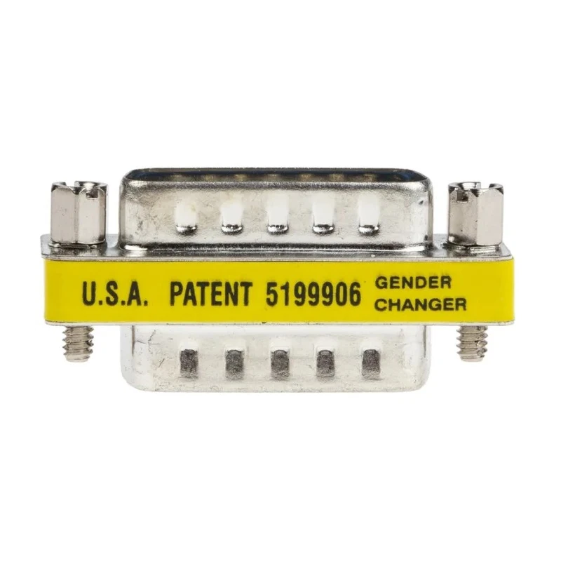 RS PRO 15-Way D-Sub Adapter Straight Male to Male 15 Positions RS PRO 218-217