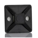 HellermannTyton Black Cable Tie Mount MB4A-PA66-BK 5.4 mm Cable Tie Width Acceptance 28mm Length 28mm 151-28412 MB4A-PA66-BK