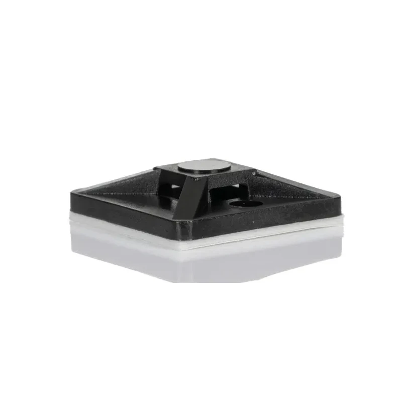 HellermannTyton Black Cable Tie Mount MB4A-PA66-BK 5.4 mm Cable Tie Width Acceptance 28mm Length 28mm 151-28412 MB4A-PA66-BK
