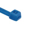 HellermannTyton Cable Tie, Non-Releasable, 100 mm x 2.5 mm, Blue Polyamide 66 116-01816 T18R-PA66-BU