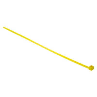 HellermannTyton Industrial Non-Releasable Cable Tie 270 mm x 4.6 mm, Yellow Polyamide 66 LK2A-PA66-YE 111-60108 LK2A-PA66-YE