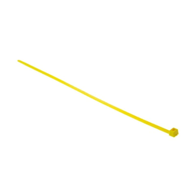 HellermannTyton Industrial Non-Releasable Cable Tie 270 mm x 4.6 mm, Yellow Polyamide 66 LK2A-PA66-YE 111-60108 LK2A-PA66-YE