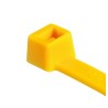 HellermannTyton Non-Releasable Cable Tie 100 mm x 2.5 mm Yellow Polyamide 66 111-01811 T18R-PA66-YE