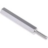 RS PRO Brass Hex Standoff, M3 Thread Size, 30 mm Body, 10 mm Stud Length, Nickel Finish 221-178