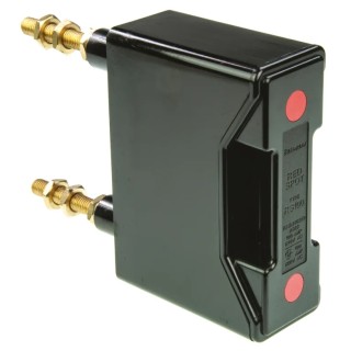 Eaton 100A Rail Mount Fuse Holder for A4 Fuse Size, 1 Pole, 690V AC, Back Stud Connection RS100P