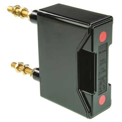 Eaton 100A Rail Mount Fuse Holder for A4 Fuse Size, 1 Pole, 690V AC, Back Stud Connection RS100P