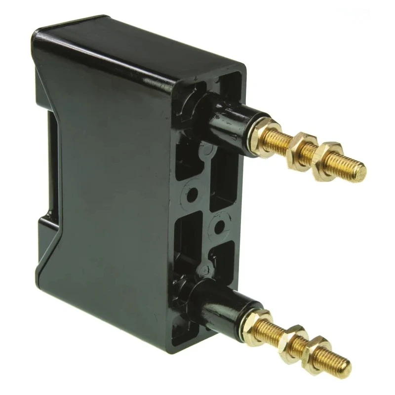 Eaton 100A Rail Mount Fuse Holder for A4 Fuse Size, 1 Pole, 690V AC, Back Stud Connection RS100P