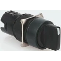 Schneider Electric Harmony XB6 Series 3 Position Selector Switch Head, 16 mm Cutout, Black Handle ZB6AD27