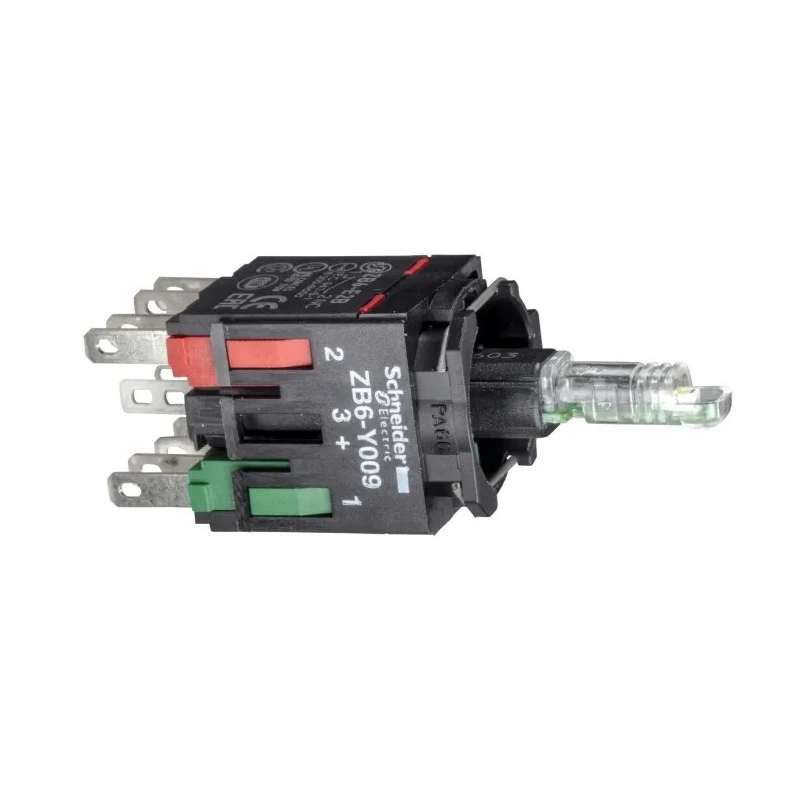 Schneider Electric Harmony XB6 Series Contact & Light Block, 12V AC/DC, 24V, Yellow Light, 1 NO ZB6ZB51B