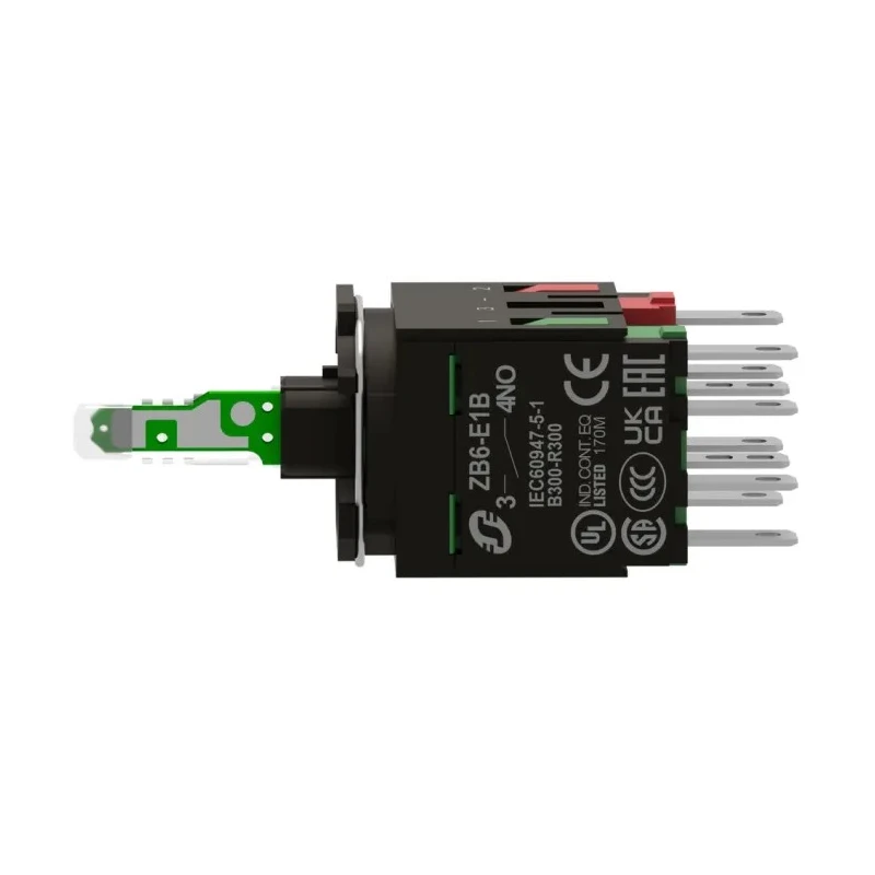 Schneider Electric Harmony XB6 Series Contact & Light Block, 12V AC/DC, 24V, Yellow Light, 1 NO ZB6ZB51B